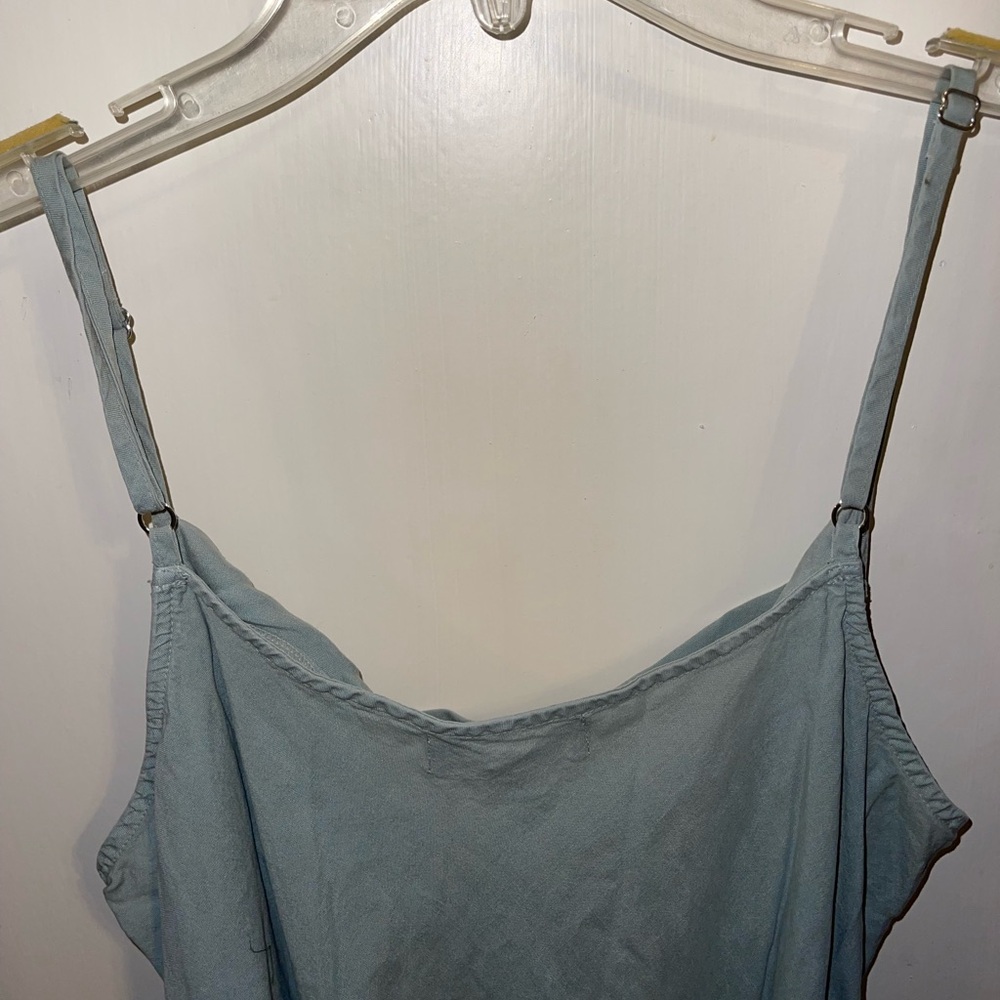 Cloth & Stone Belted Chambray Mini Dress - Picture 9 of 10